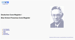Desktop Screenshot of conn-register.de