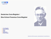 Tablet Screenshot of conn-register.de